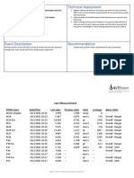 Vibration Analysis Report - K-13-01-PM2 Bearing Defect