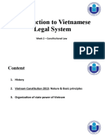 Bản Sao Intro To Vnlaw - w2 Constitutional Law