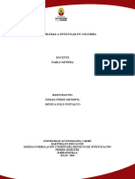 Actividad # 1 Problemas A Investigar en Colombia
