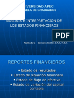 Analisis e Interpretacion de Los Estados Financieros E.G