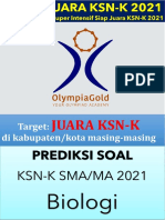 Prediksi Soal KSN-K 2021 Biologi-1