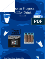 Progress Usaha Kelompok 1 Millky Drink Update