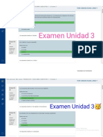 Examen ESPAÑOL 3ra Unidad