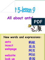 青少年新概念2A-unit5-All-about-ants-精讲 练习