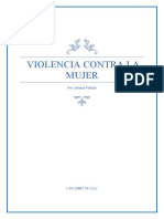 Ensallo de La Violencia Contra La Mujer