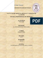 Año del Fortalecimiento de la Soberanía Nacional - Psicosis