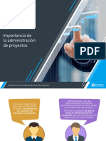 Importancia de La Administración de Proyectos