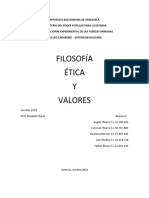 Filosofia Etica y Valores