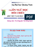 831 - Bài Giảng Ngôn Ngữ Học Đối Chiếu - Ths Nguyễn Thị Hồng Sanh - 895077