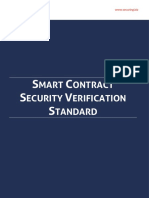 Smart Contract Security Verification Standard 1667206129
