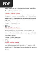 Decimal Number System