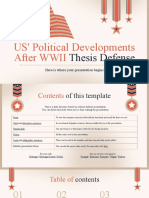US' Political Developments After WWII Thesis Defense by Slidesgo