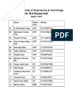 DR M A Rashid Hall 2k19