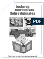 Lecturas Comprensivas Sobre Animales-Me