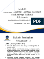 Modul 5 - Lembaga Eksekutif Lembaga Legislatif dan Lembaga Yudikatif di Indonesia