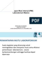 Pemantapan Mutu Internal Laboratorium Malaria