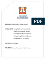 Eritrosedimentacion y Gota Gruesa