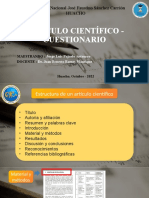 Artículo Científico-Cuestionario