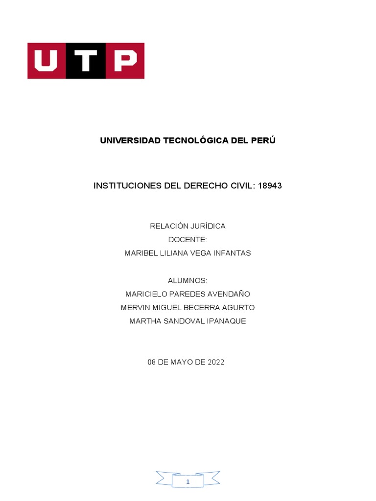 TA1 - S7 de Instituciones Del Derecho Civil | PDF | Teoría | Pensamiento