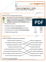 Grammar Practice Present Continuous Future Arrangements Worksheet Answers