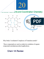 C H A P T e R: Transition Elements and Coordination Chemistry