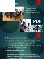 Careers in Finance