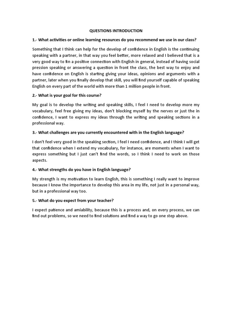 1 - Questions | PDF