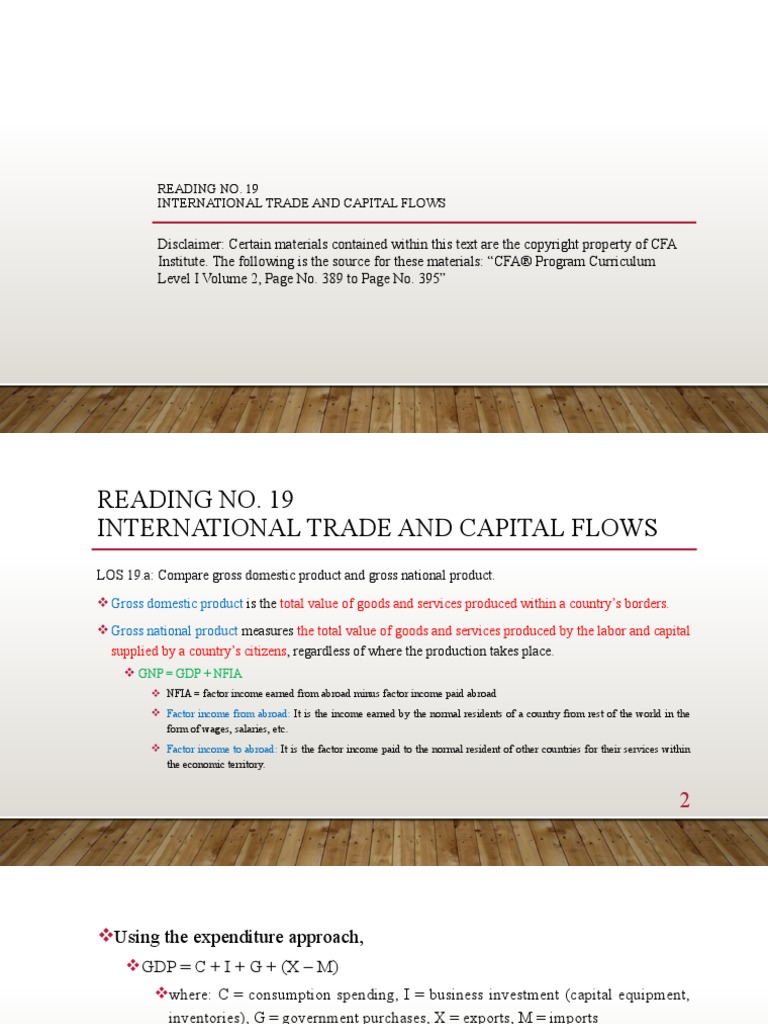 International Trade and Capital Flows | PDF | Balance Of Payments | Tariff