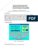 Two Tier Client/Server Database Development For Alignment Data at The Relativistic Heavy Ion Collider and Alternating Gradient Synchrotron