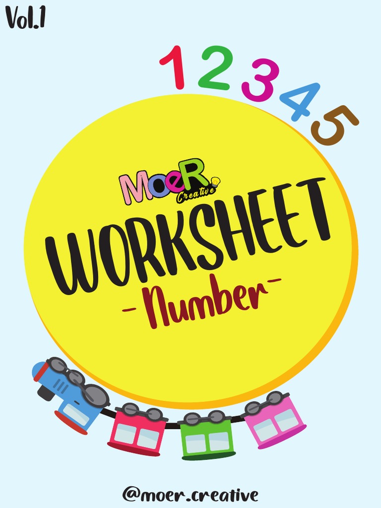Printable Tracing Worksheet NUMBER Vol.1 PDF