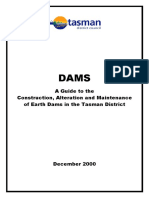 Guide To The Construction Maintenance and Alteration of Dams