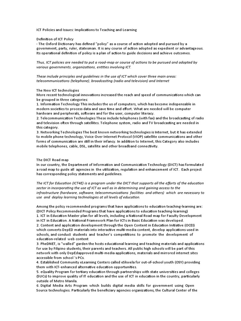 ict-policies-and-issues-pdf-privacy-internet