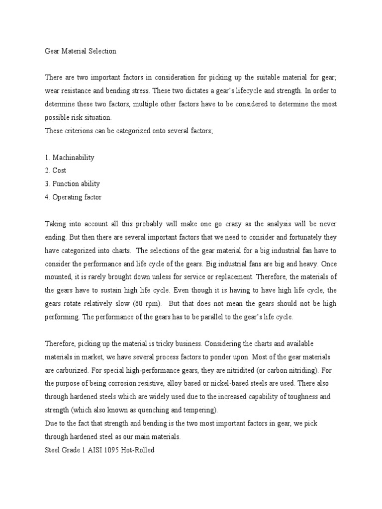 Gear Failure PDF Gear Strength Of Materials