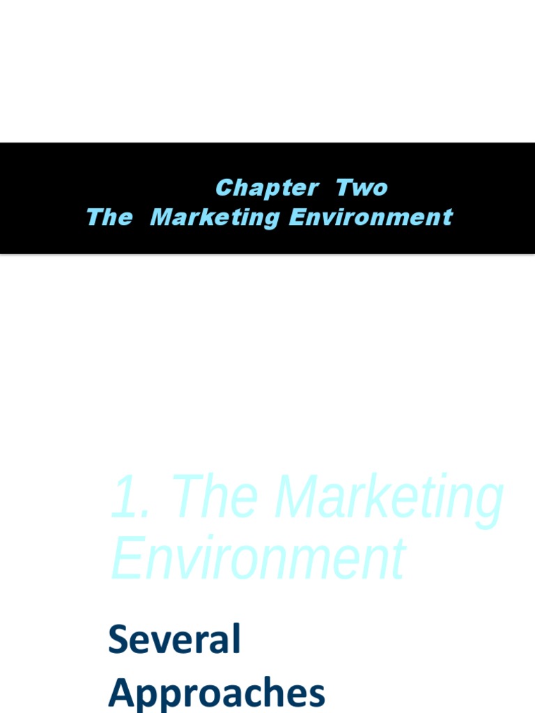 Chapter 2 Marketing Management Environment Pdf Logistics Recession