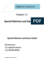 Special Matrices and Gauss-Seidel