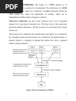 Three Tier DBMS Architecture