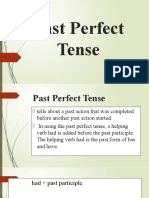 Past Perfect Tense