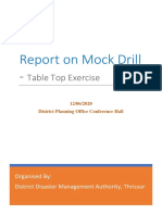 Report On Mock Drill Thrissur 1