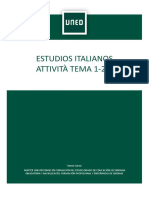 Maria Cerasi _ Estudios Italianos - Attivitá Temi 1-2-3