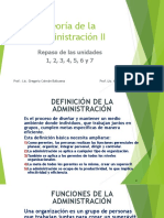 REPASO - Teoría de La Administración II