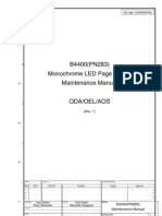B4400 (PN283) Monochrome LED Page Printer Maintenance Manual