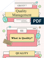 Quality Management Report