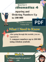 Math 4 - Quarter 1 - Adm Module 3-Ordering Number