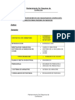 Mantenimiento de Maquinas de Confección