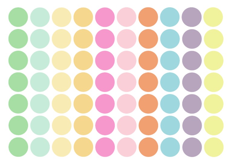 Sticker Warna Warni A4 | PDF