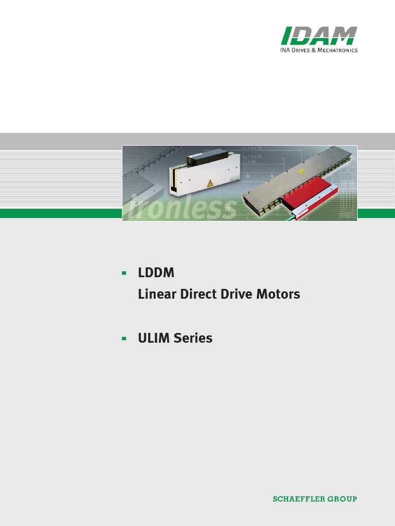 LDDM Linear Direct Drive Motors. ULIM Series PDF Electric Motor