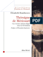 Théroigne de Méricourt. Une Femme Mélancolique Sous La Révolution (Roudinesco, Elisabeth)