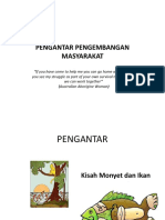 Pertemuan 1 - 1 Pengantar Pengembangan Masyarakat