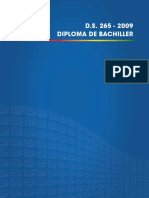 D.S. 265 - 2009 Diploma de Bachiller