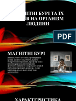 Магнітні Бурі Та Їх Вплив На Організм Людини